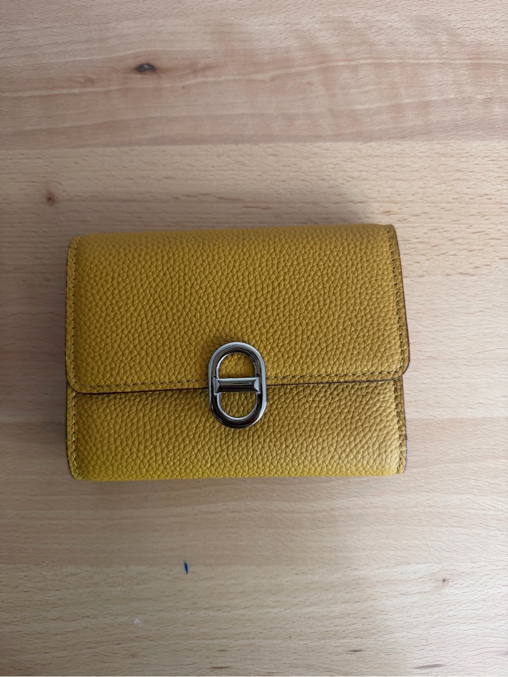 H dogon wallet Togo Jaune yellow PHW - Picture 4 of 9